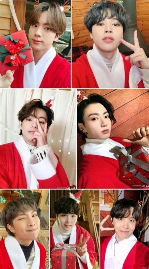 Merry Christmas Bts Christmas Foto Bts Bangtan