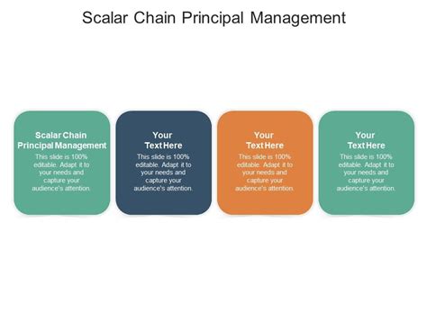 Scalar Chain Principle Management Ppt Powerpoint Presentation Gallery