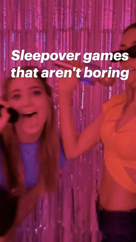 Sleepover Gamess 🙃🖤 In 2022 Fun Sleepover Ideas Sleepover Things To