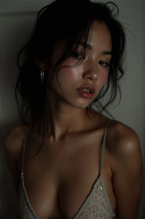 Dark Asian Girl Naked Seaart Ai