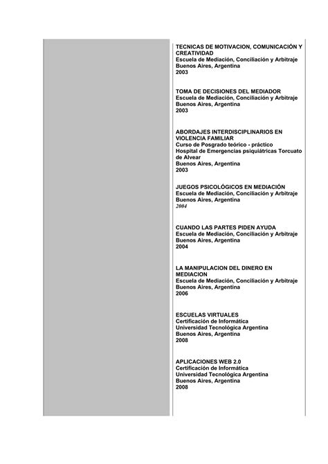 Curriculum Vitae Dra Silvia Agu A Pdf Descarga Gratuita