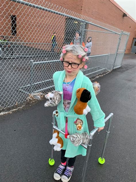 100th Day Of School Cat Lady Old Lady Costume 100 Days Of School