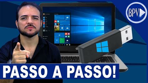 Como FORMATAR o PC um Pendrive Bootável Série Formatação BPV