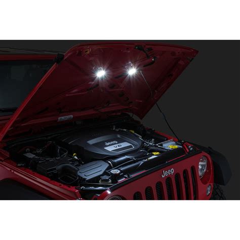 Kc Hilites Cyclone Under Hood Two Led Light Kit V2 Quadratec