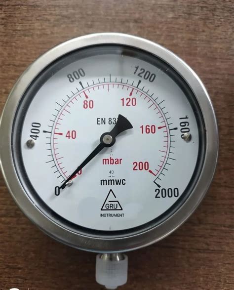 25 Inch 63 Mm Generic Gas Pressure Gauge At ₹ 1200 In Kalol Id