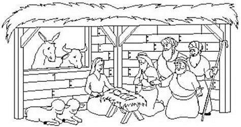 Online Christmas Nativity Printables Nativity Coloring Pages