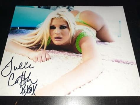 Julie Cash Hand Signed X Photo Sexy Adult Porn Star Autograph