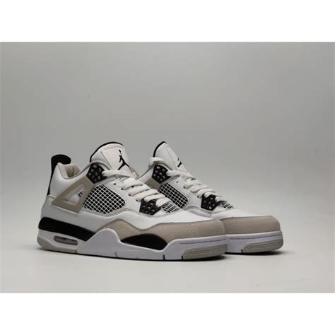 Sneakers X Airs Jordans 4 Retro Running Femme Homme Military Black Size