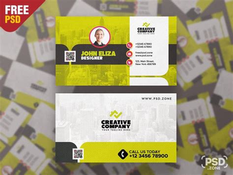 Modern Designer Business Card Psd Psd Zone