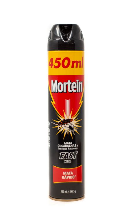 INSECTICIDA MORTEIN SPRAY FAST MATA CUCARACHAS NEGRO 450 Ml Palmares