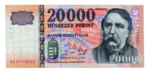 20000 Forint Bankjegy 1999 GC Sorozat VF Eremshop Hu