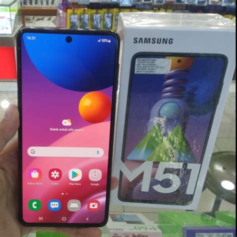 Jual Samsung Galaxy M51 8128gb 8 128 Second Seken Mulus Full Set Ram