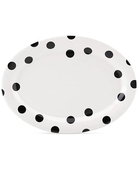 Kate Spade New York All In Good Taste Deco Dot 14 Platter Macys