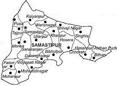 Samastipur District | Samastipur District Map