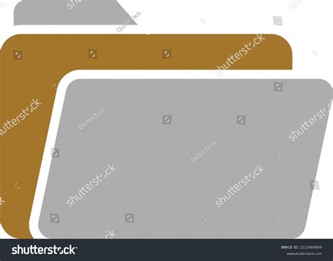 Vector Design Folder Icon Style Stock Vector (Royalty Free) 2212464809 | Shutterstock