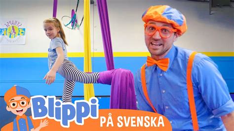 Blippi Bes Ker Ett Cirkus Center Blippisvenska Pedagogiska Videor