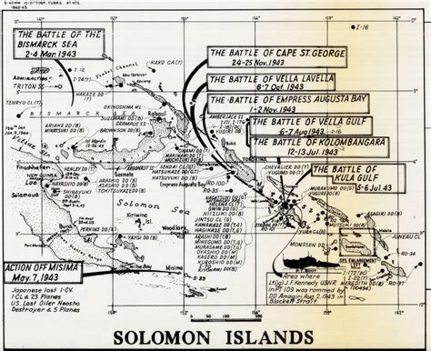 Pacific Theater Of Operations With Major Battle Descriptions Map