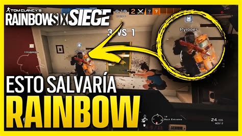 Estos Mods Salvar An A Rainbow Six Siege Reaccionando Caramelo