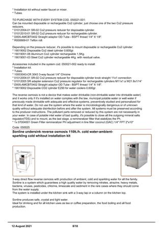 Reverse Osmosis Household Catalog Pdf