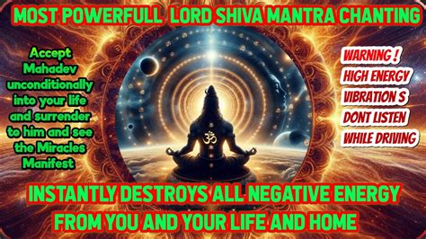 Om Namah Shivaya Ll Most Powerful Lord Shiva Mantra Chanting L Intantly