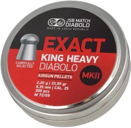 Jsb Śrut Exact King Heavy Mkii 6 35Mm 300szt Ceny i opinie Ceneo pl