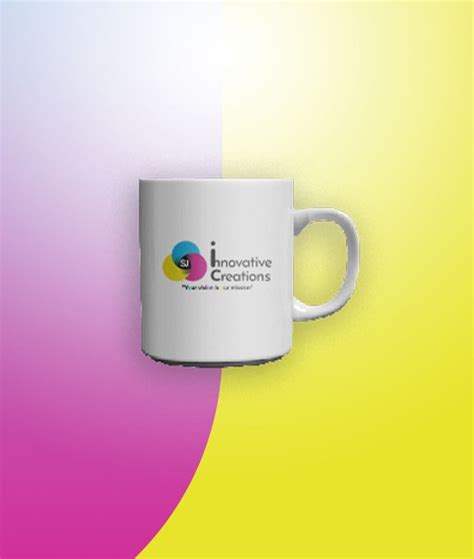 White Round Ceramic Customized Corporate Mugs For Promotional Gifting