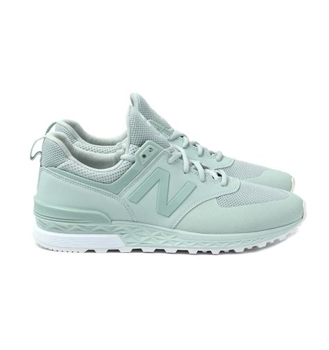 New Balance Synthetic Ms Mint Green Trainers For Men Lyst