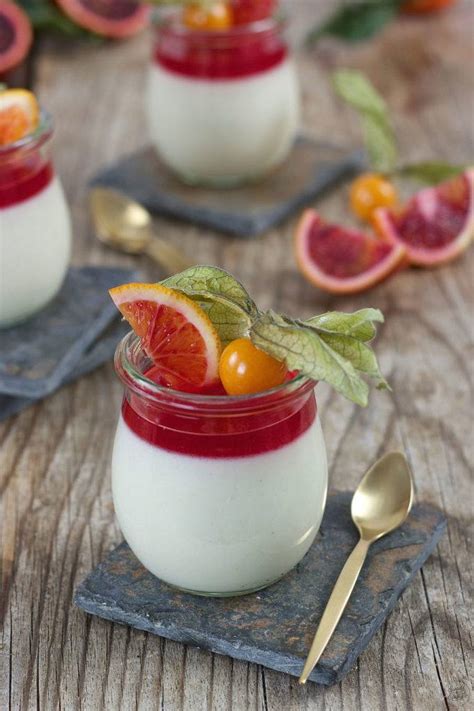 Buttermilch Panna Cotta Mit Blutorangen Rezept Sweets Lifestyle