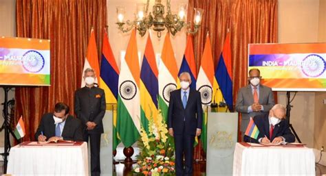 India And Mauritius Sign Comprehensive Economic Cooperation And