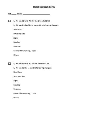 Fillable Online Dcr Feedback Form Ahannan Net Fax Email Print