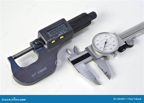 Micrometer and Caliper stock image. Image of measurement - 1843907