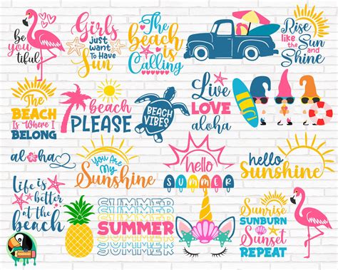 Visual Arts Summer Time SVG Summer Vacation Svg Cut File Svg For Cricut