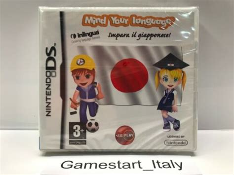 Mind Your Language Impara Il Giapponese Nintendo Ds Nuovo Sigillato