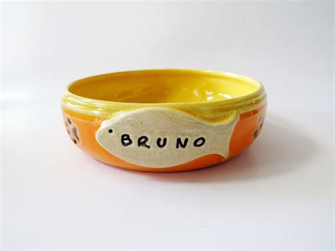 Custom Cat Food Bowl Personalized With Name Pet Bowl - Etsy