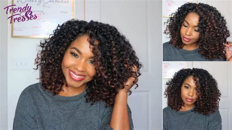 The Perfect Ombre Crochet Install Easy Braid Pattern Trendy Tresses Youtube