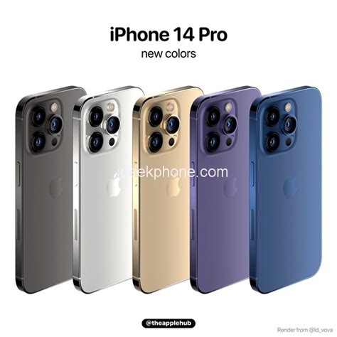 iPhone 14 Pro Five Color Leaked: Which one is Your Favorite?