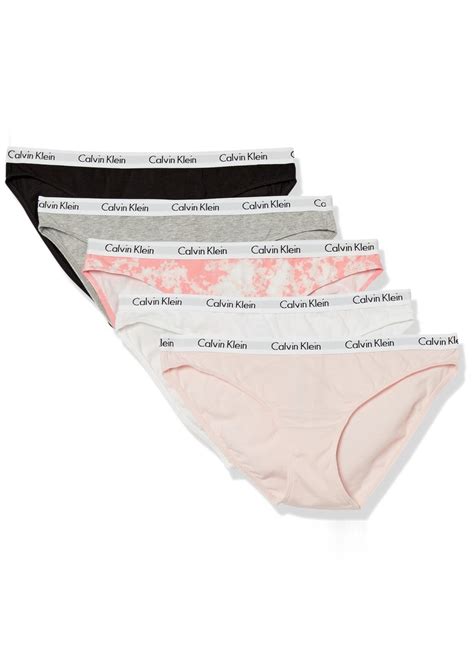 Calvin Klein Calvin Klein Womens Underwear Engineered Elastic Logo Waistband Blackgrey Heather