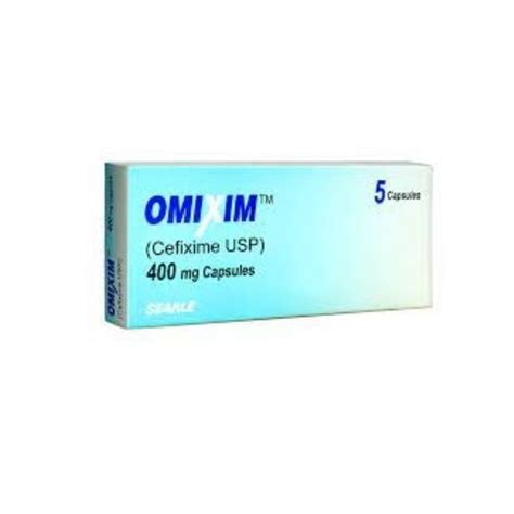 Omixim Mg Capsules Cefixime Fareed Pharma World