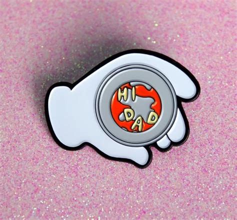 A Goofy Movie Pin Soft Enamel Pin Hi Dad Soup Goofy Disney