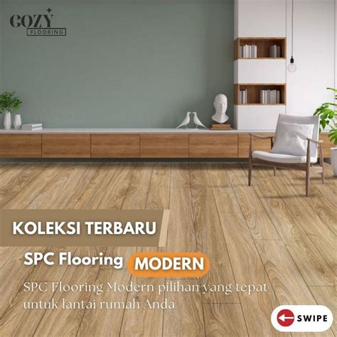 Jual SPC Flooring MODERN Tebal 5mm System Klik I Lantai Anti Rayap I