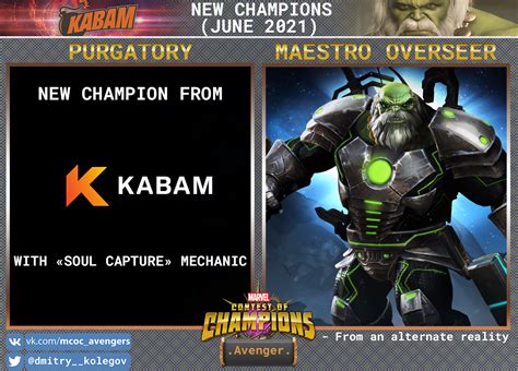 Dmitry Kolegov On Twitter Mcoc New Champions Marvelchampions June