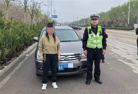 莘县一男子心存侥幸上路练车，路遇交警被抓现行！机动车女子驾驶证