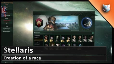 Stellaris » Creation of a race - YouTube