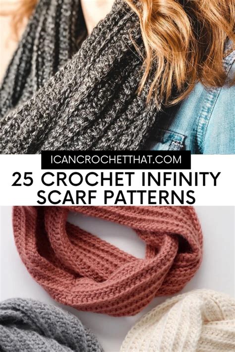 25 Infinity Scarf Crochet Patterns To Keep You Warm I Can Crochet That