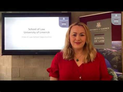 Law School Opportunities By Dr Norah Burns Youtube