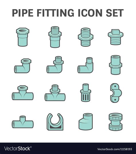 Pipe Fitting Icon Royalty Free Vector Image VectorStock