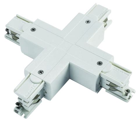 Łącznik krzyżowy szynoprzewodu X Connector 8116 Shilo 3 fazowy biały