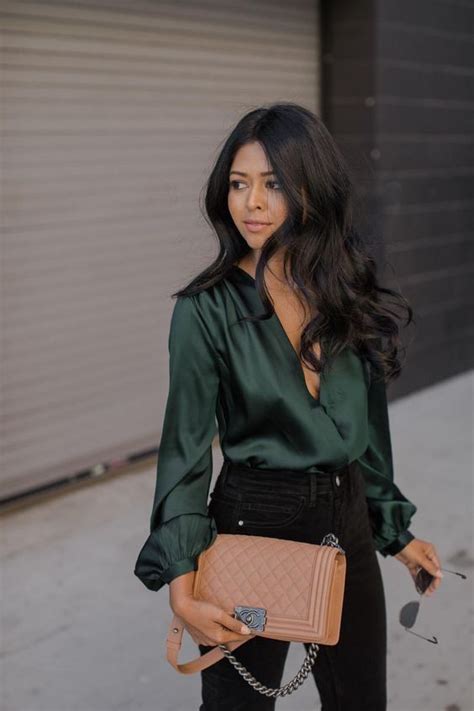 Silk Shirt Outfit Ideas On Stylevore