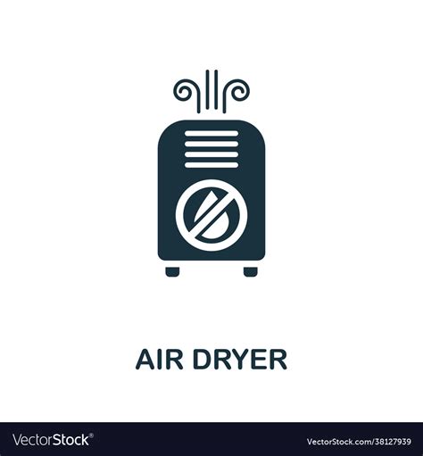 Air dryer icon simple from ventilation equipment Vector Image