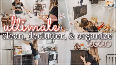 Extreme Clean Declutter And Organize 2020 All Day Clean Up With Me